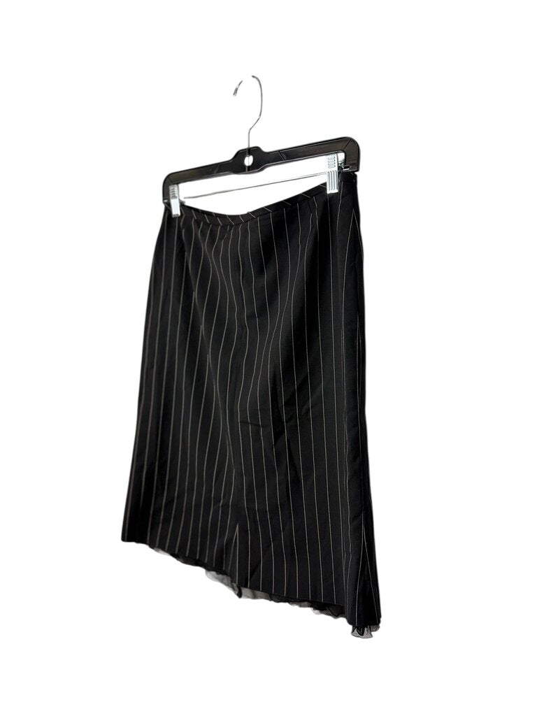 ST.EMILE PINSTRIPE LINED PENCIL SKIRT