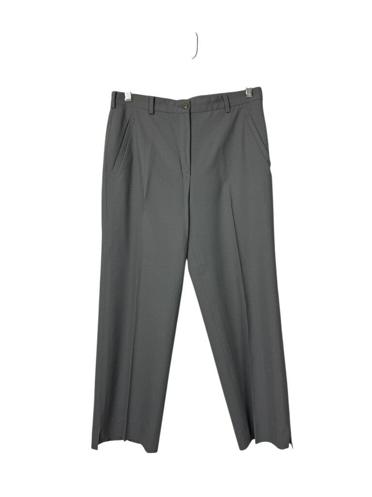 パンツ Armani collezioni gray slacks pants ARMANI COLLEZIONI WOOL TROUSERS