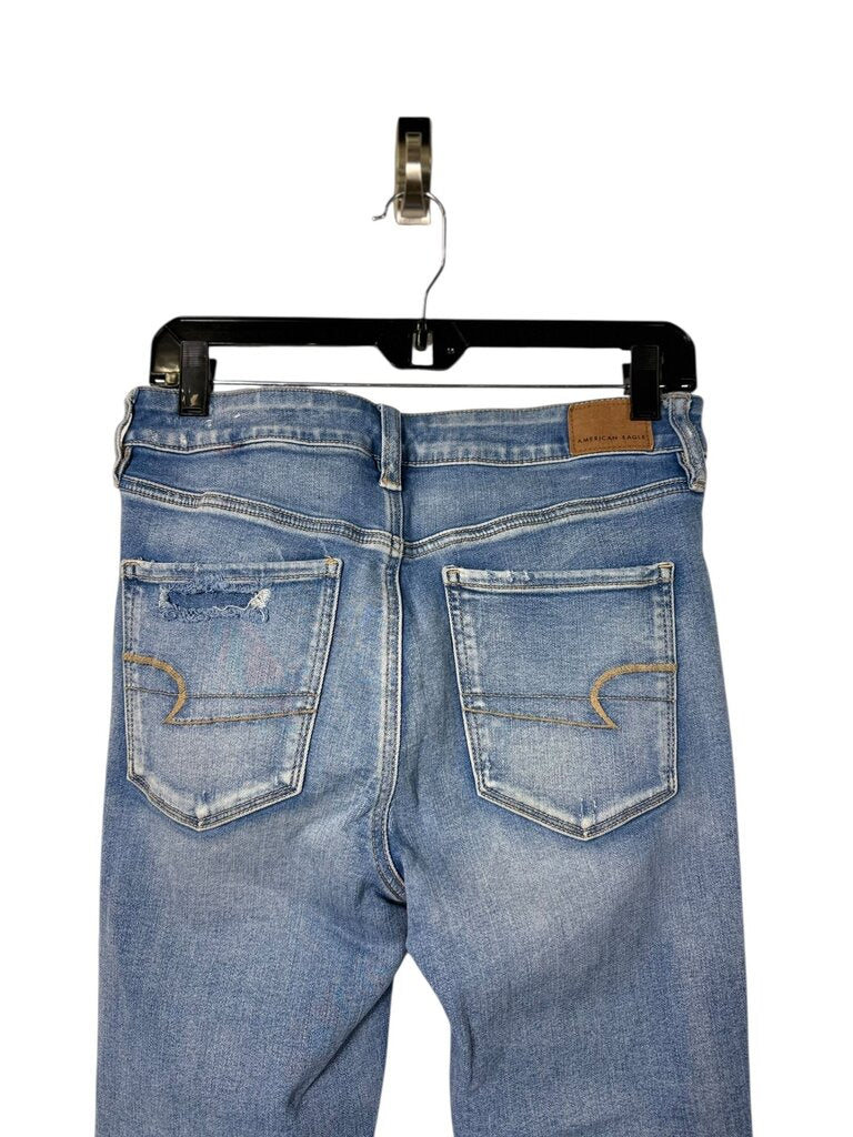 AMERICAN EAGLE DISTRESSED SKINNY JEANS