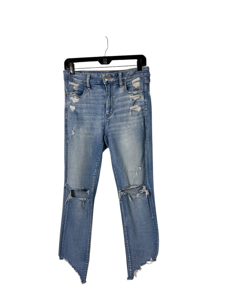 AMERICAN EAGLE DISTRESSED SKINNY JEANS