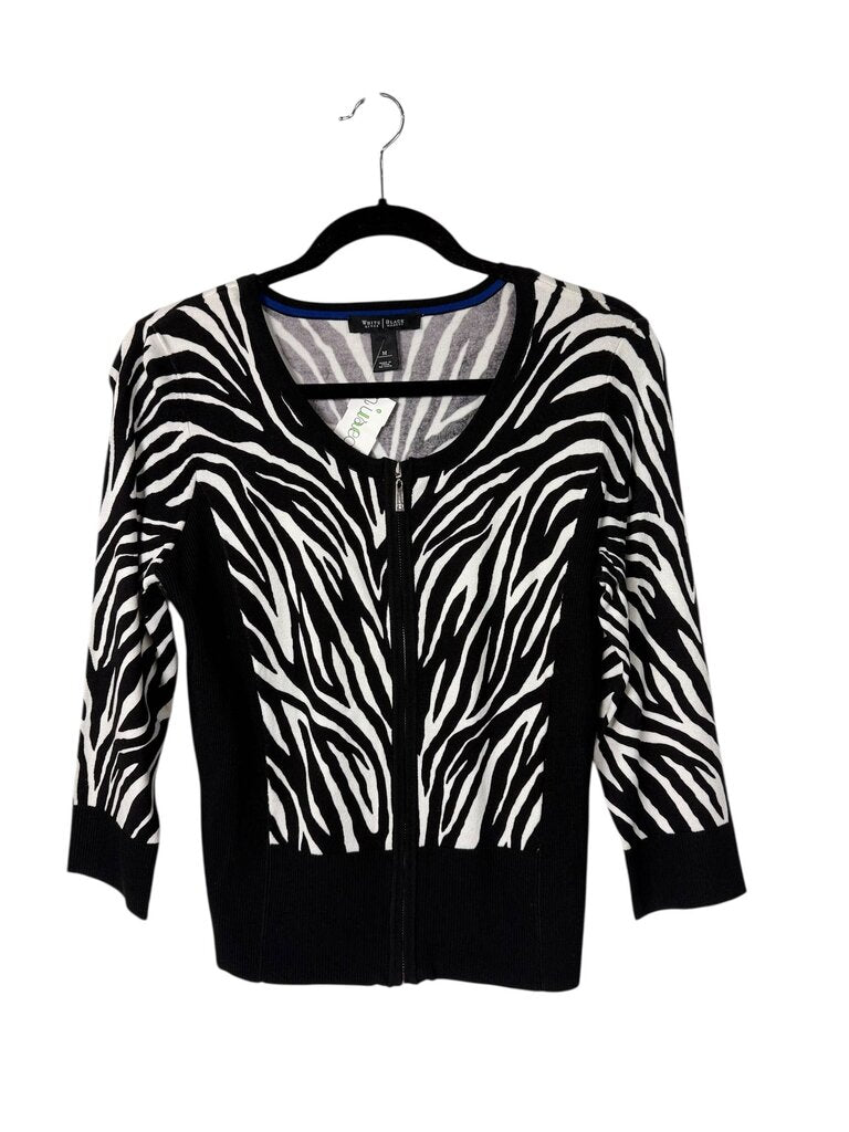 WHITE HOUSE BLACK MARKET ZEBRA TOP