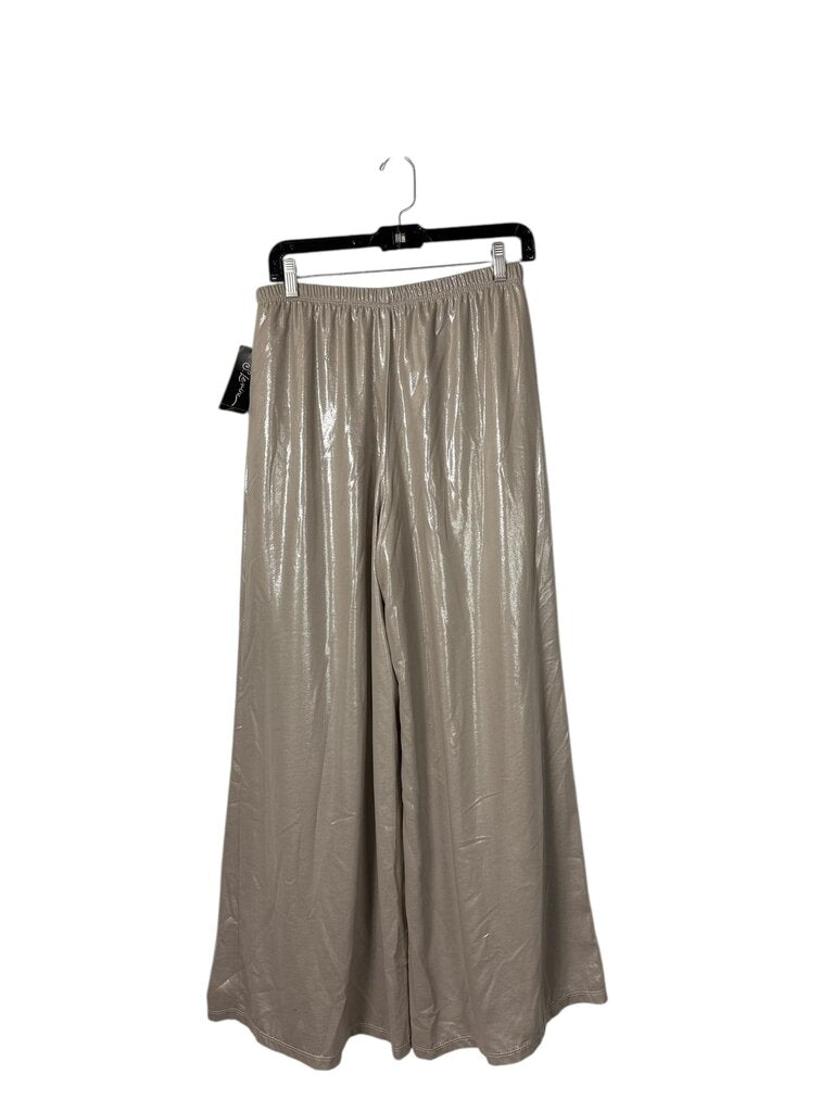 S, LEVINE SHIMMER FLOWY PANTS
