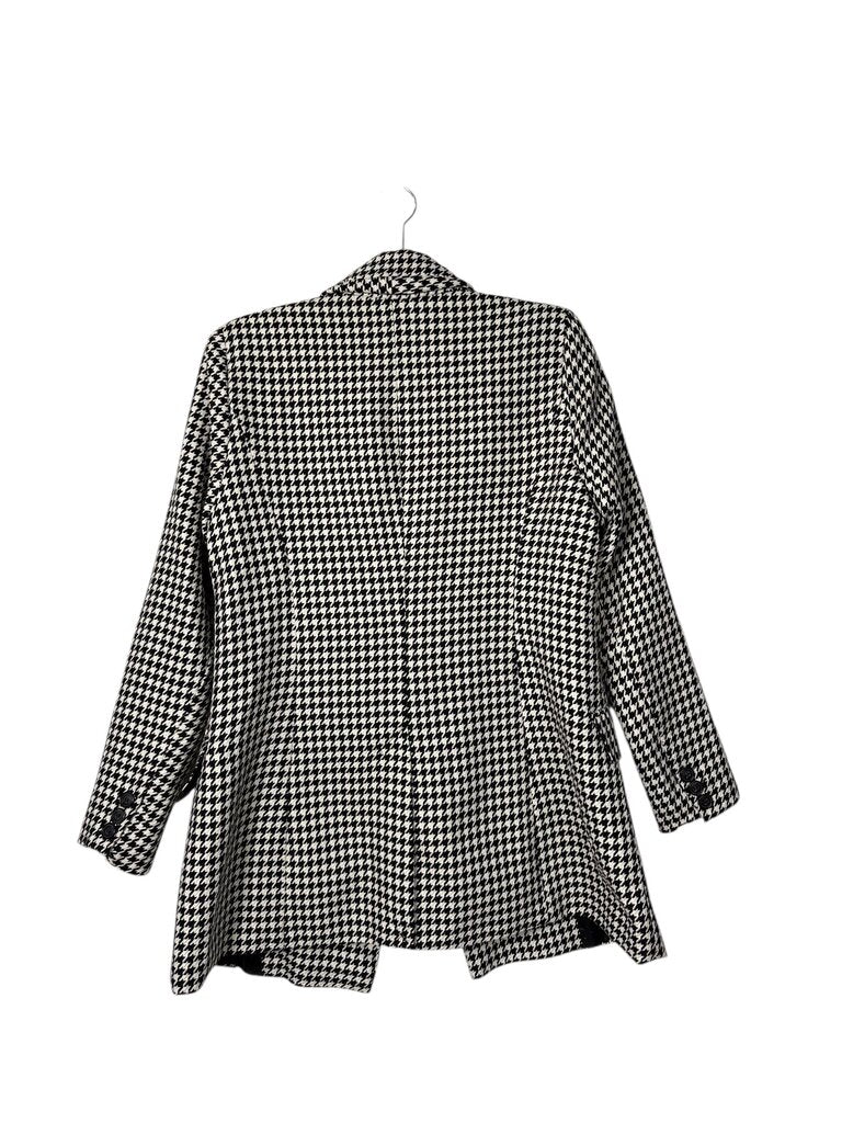 RACHEL ZOE HOUNDSTOOTH OPEN BLAZER