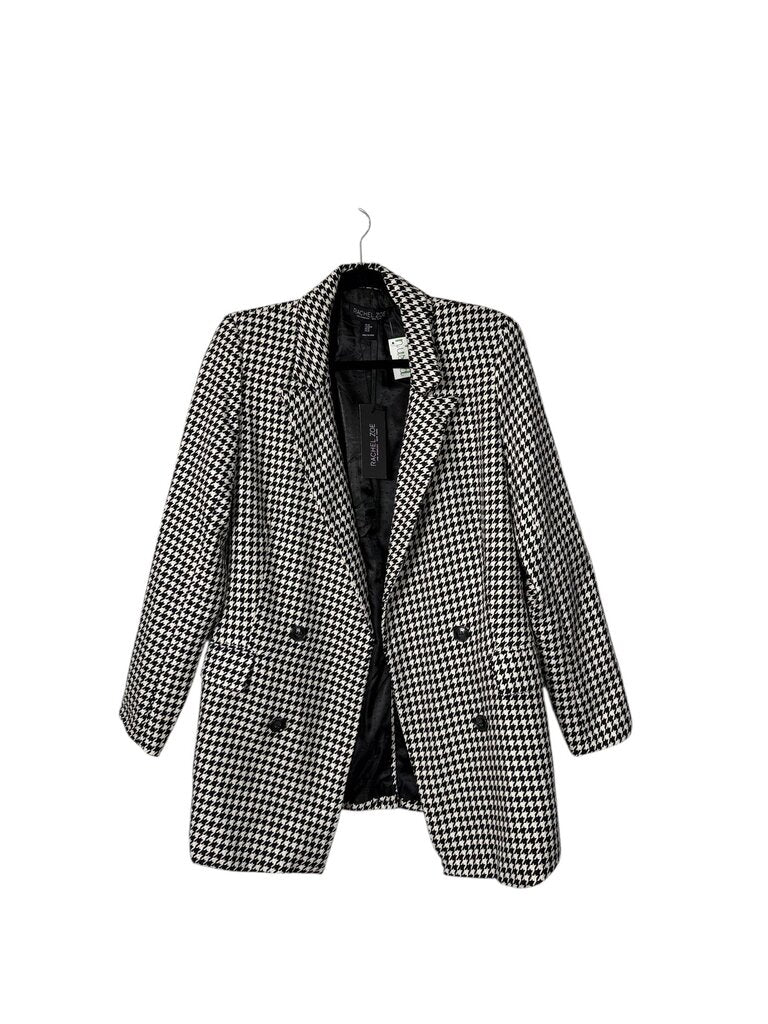 RACHEL ZOE HOUNDSTOOTH OPEN BLAZER