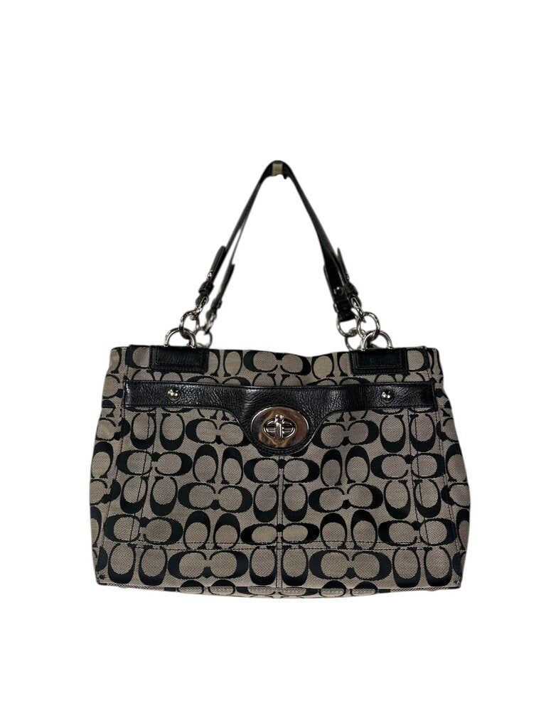 COACH FABRIC LOGO PENELOPE HANDBAG