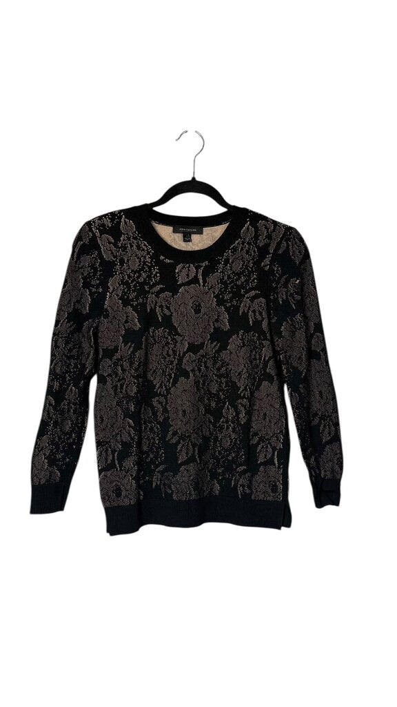 ANN TAYLOR LACE KNIT SWEATER
