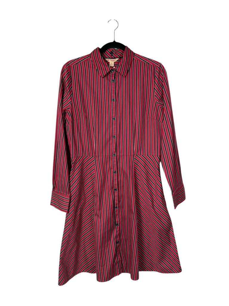 BROOKS BROTHERS PINSTRIPE SHIRT DRESS