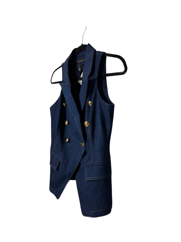 WHITE HOUSE BLACK MARKET DENIM VEST