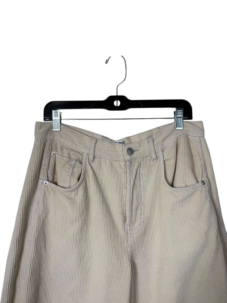 WE THE FREE CORDUROY BARREL JEANS