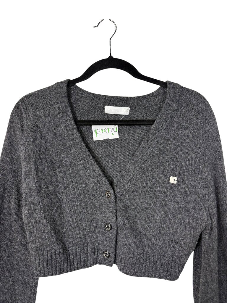 LOW CLASSIC CROPPED WOOL CARDIGAN