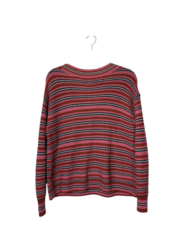 NIC + ZOE STRIPED KNIT SWEATER