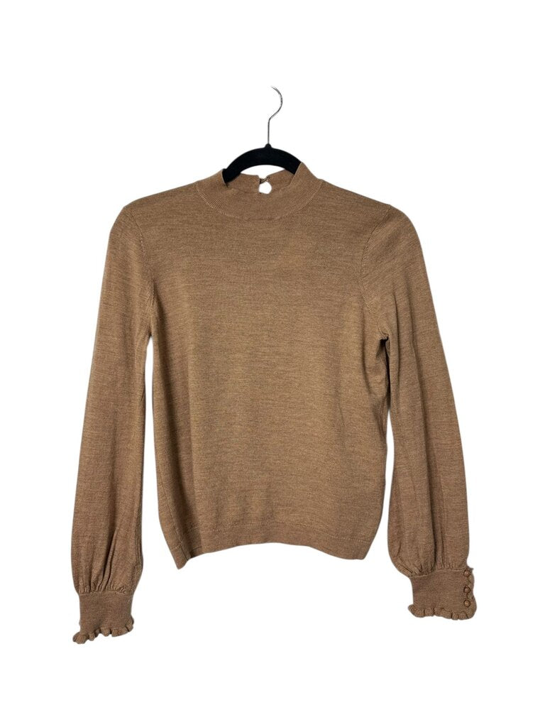 SEZANNE MERINO WOOL MOCK SWEATER