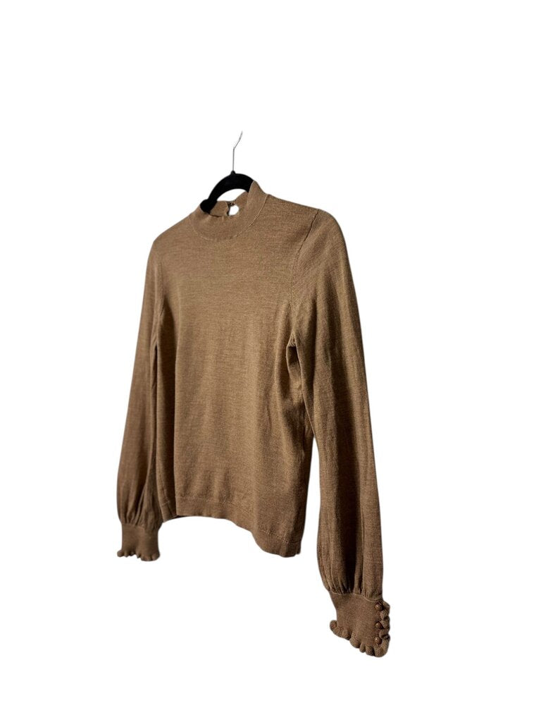 SEZANNE MERINO WOOL MOCK SWEATER