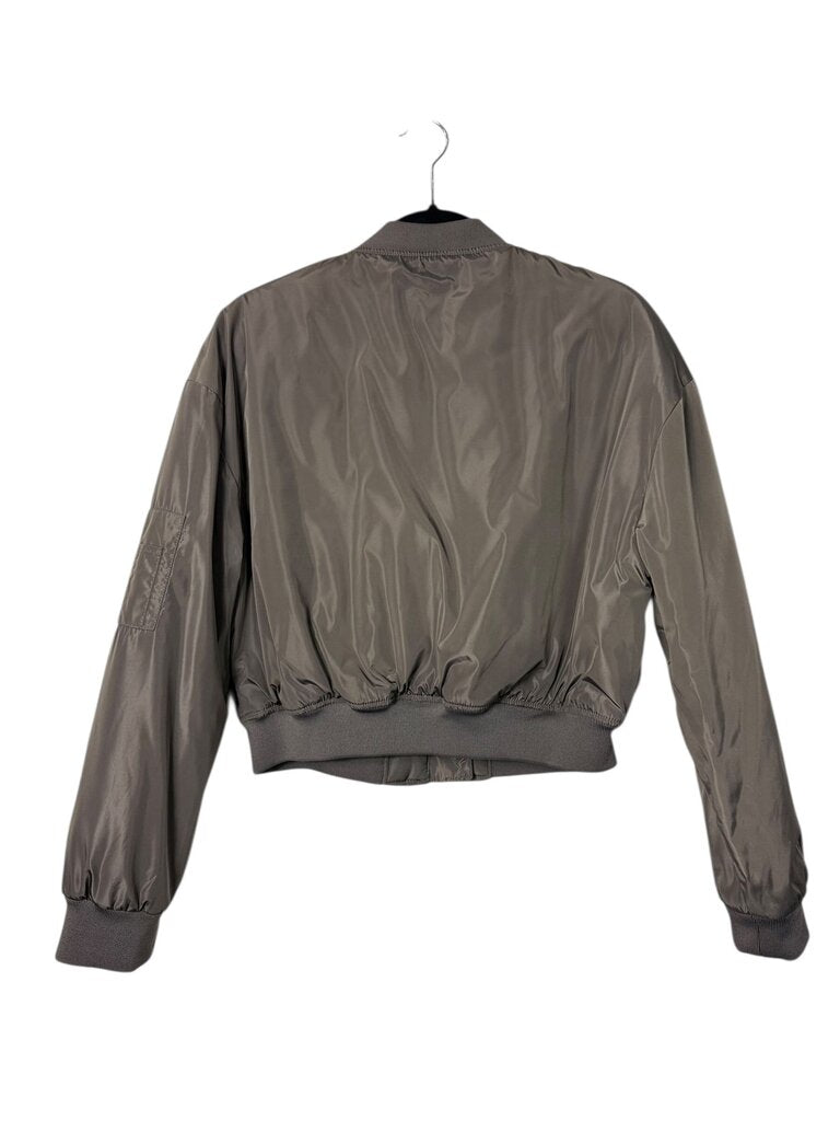 LOVE TREE ZIPPER BOMBER JACKET