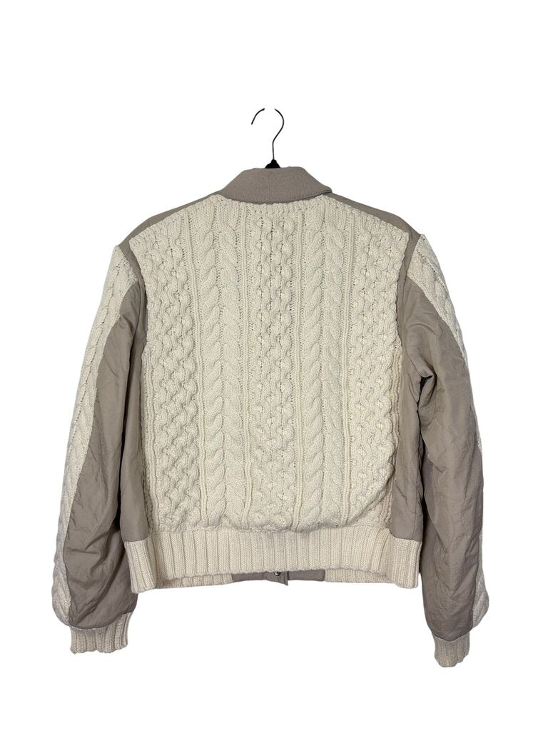 RAG & BONE QUILTED CABLE BOMBER JACKET
