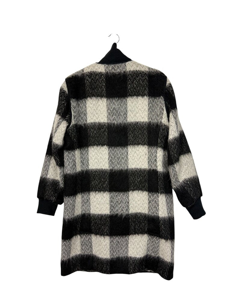 NVLT BUFFALO PLAID LONG COAT
