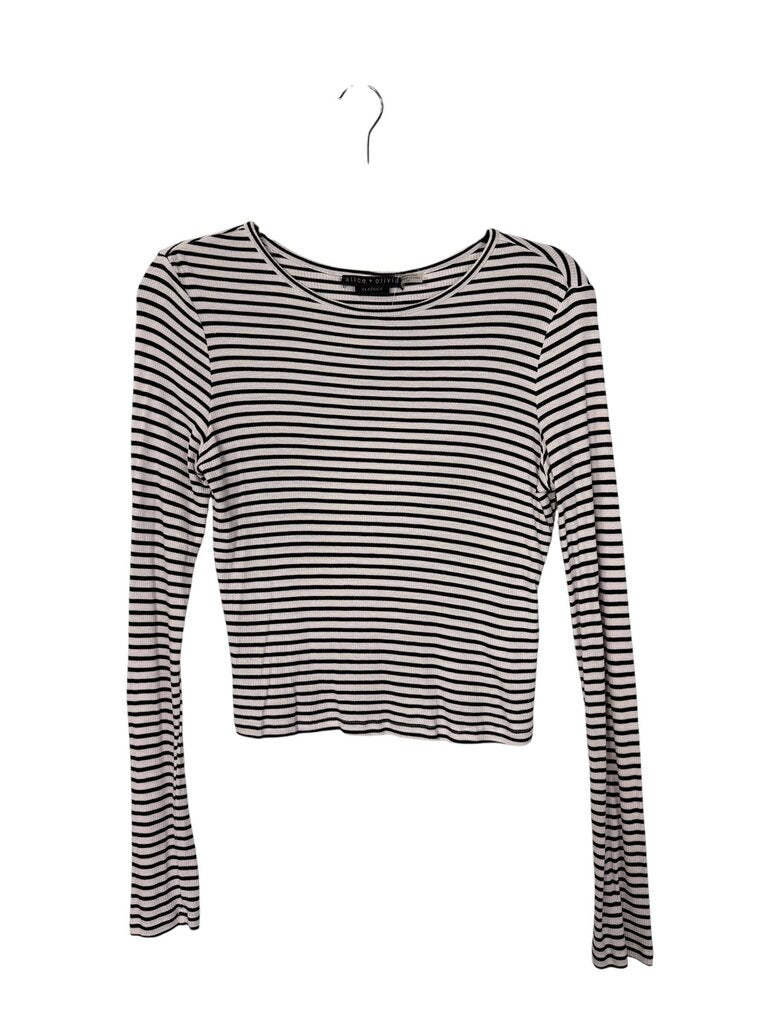 ALICE & OLIVIA STRIPED TOP