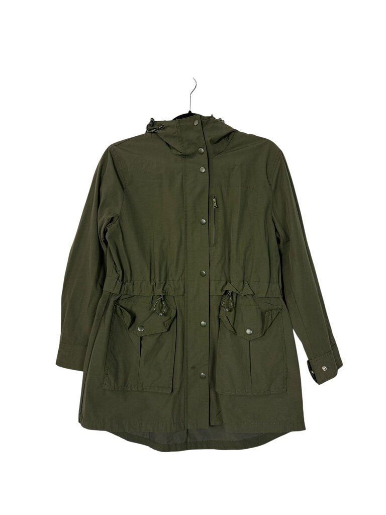 J.CREW FULL ZIP RAIN COAT