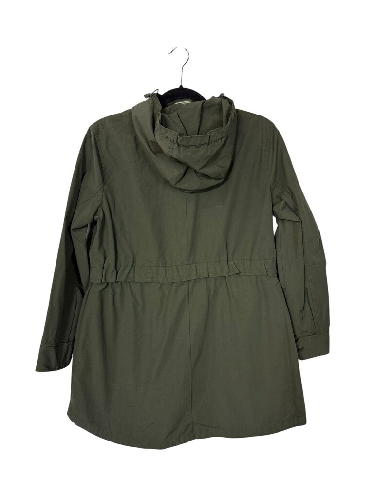 J.CREW FULL ZIP RAIN COAT