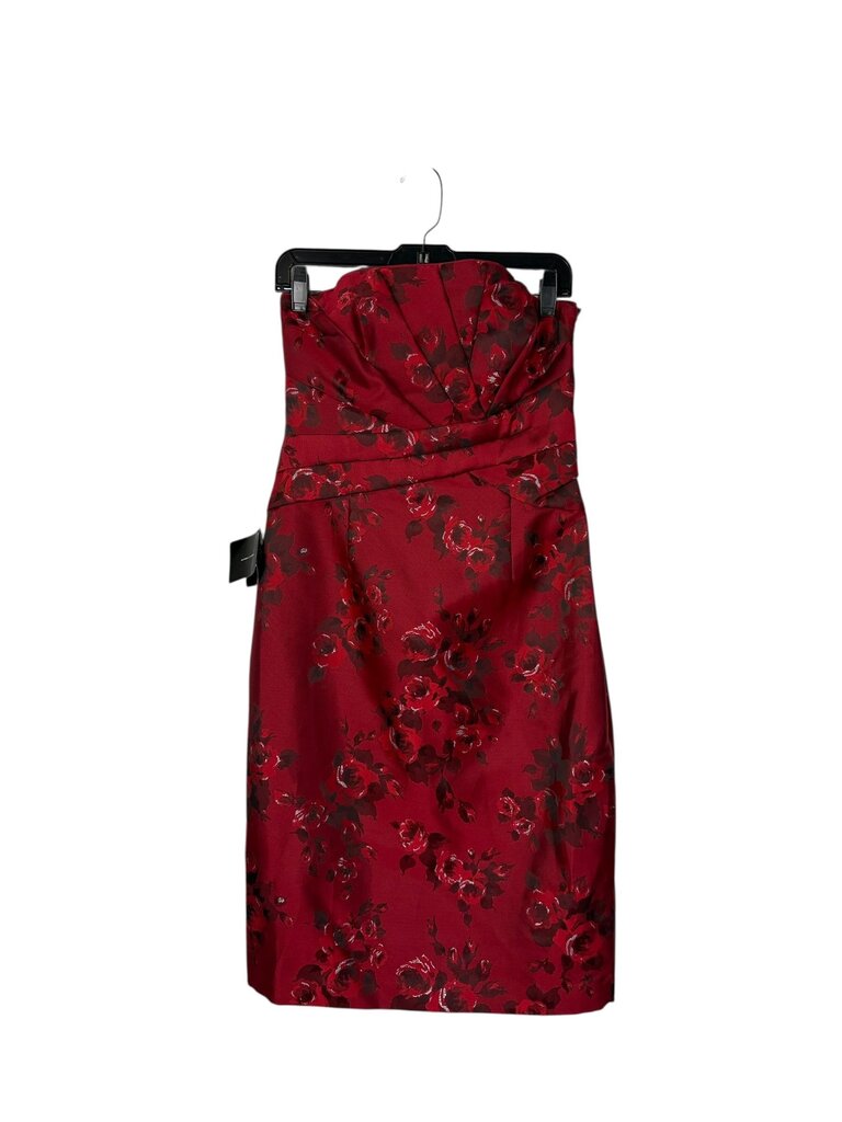 WHITE HOUSE BLACK MARKET FLORAL MIDI DRESS