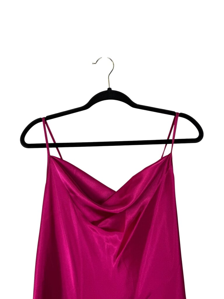 BEBE SATIN MIDI DRESS