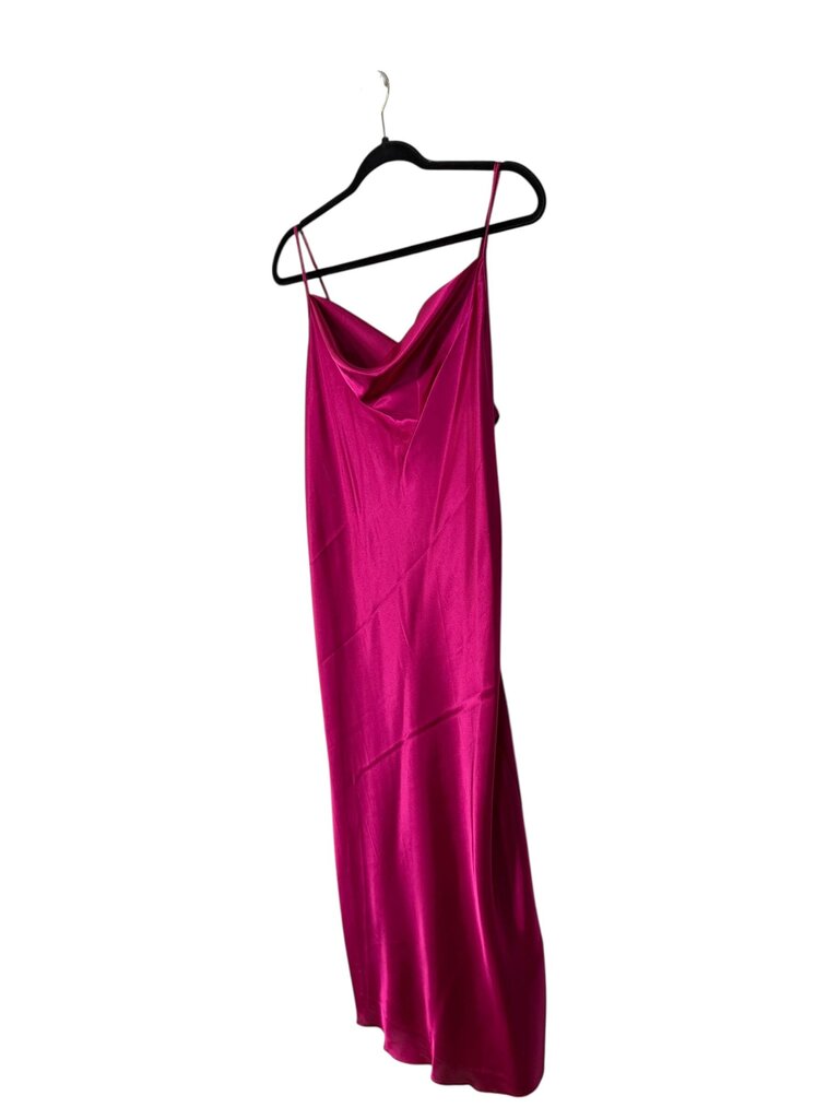 BEBE SATIN MIDI DRESS