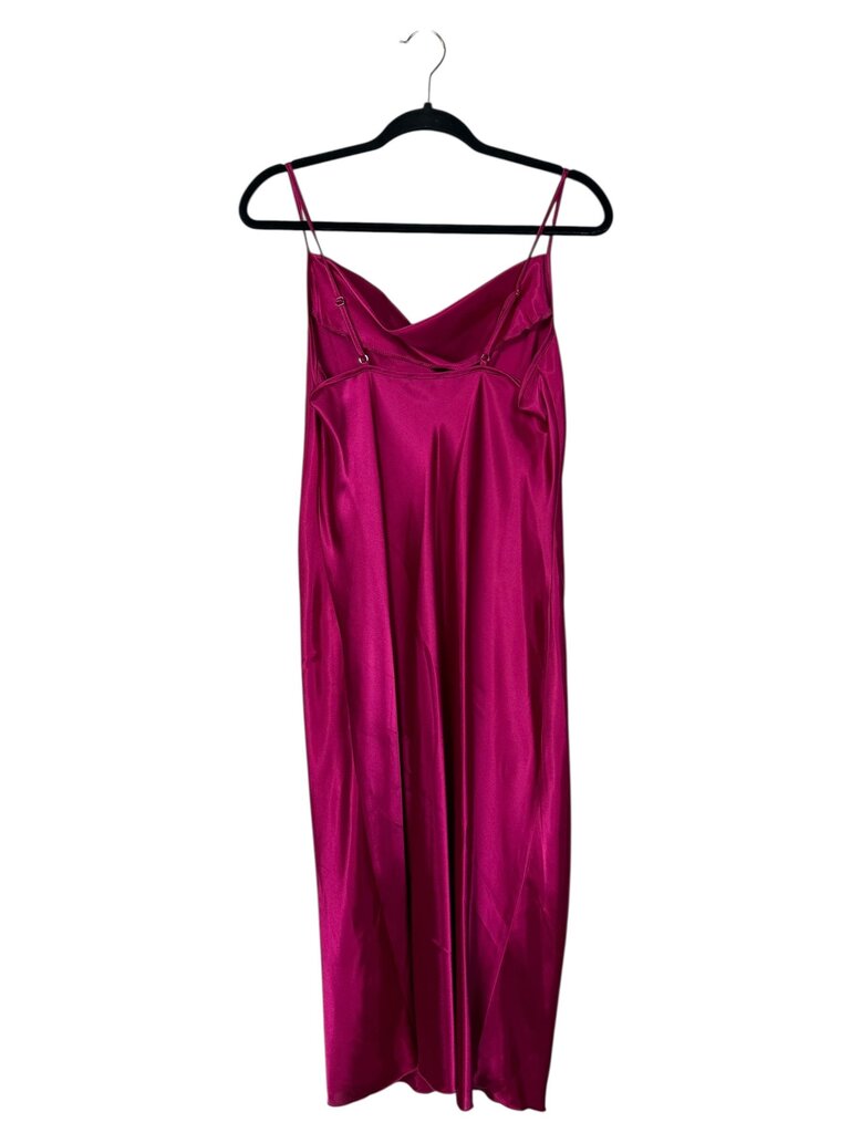BEBE SATIN MIDI DRESS