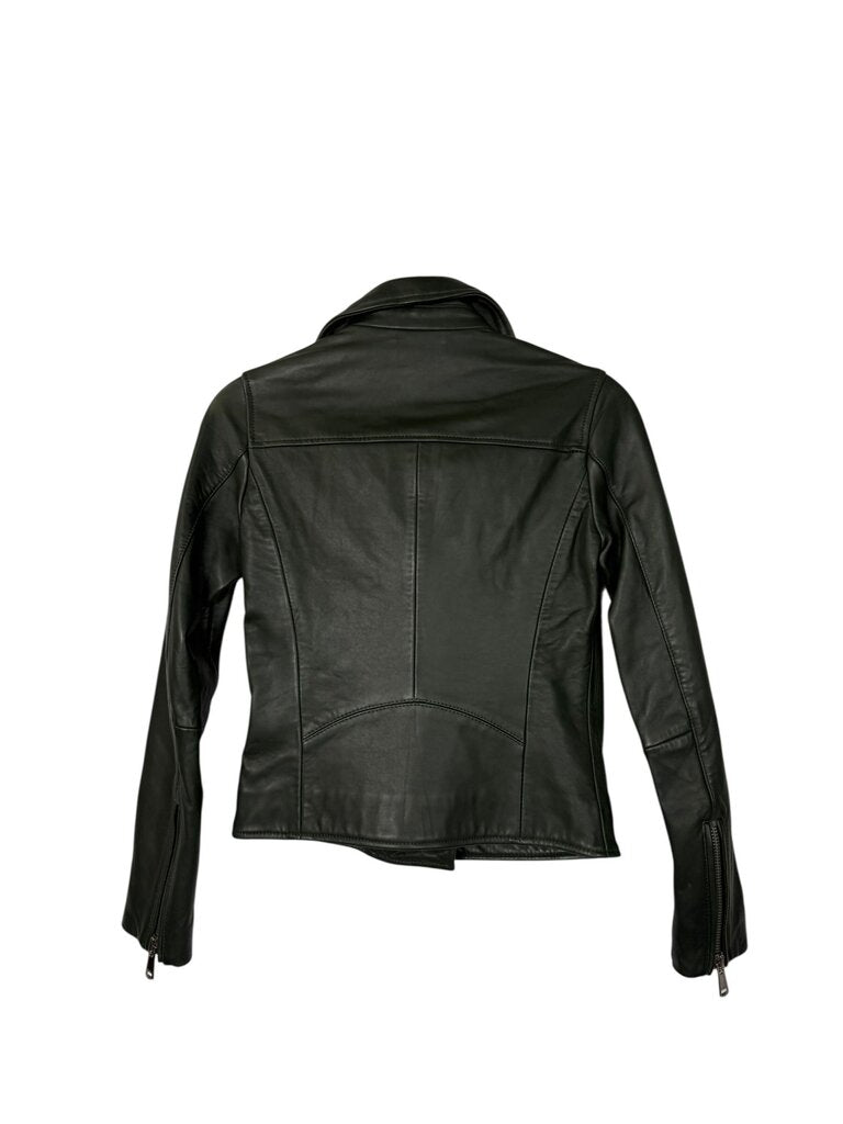 REISS LEATHER MOTO JACKET