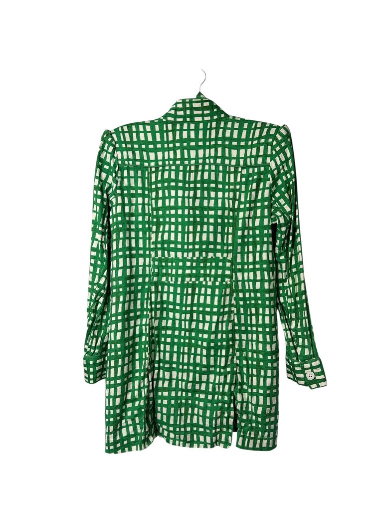 CABI PLAID BELTED JACKET