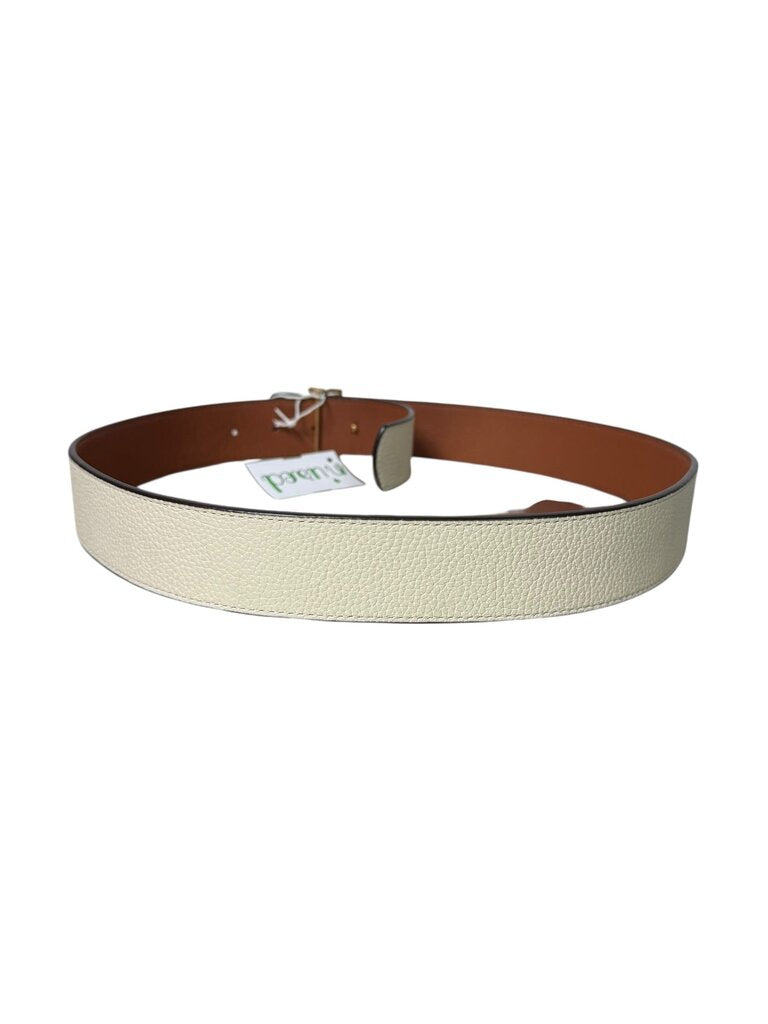 TORY BURCH PEBBLE LEATHER BELT