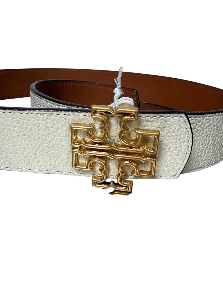 TORY BURCH PEBBLE LEATHER BELT