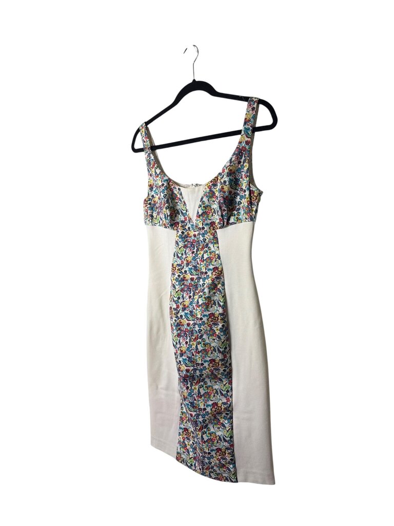 VERSACE FLORAL PANEL DRESS