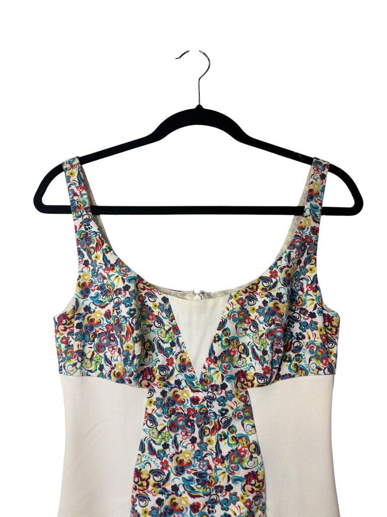 VERSACE FLORAL PANEL DRESS