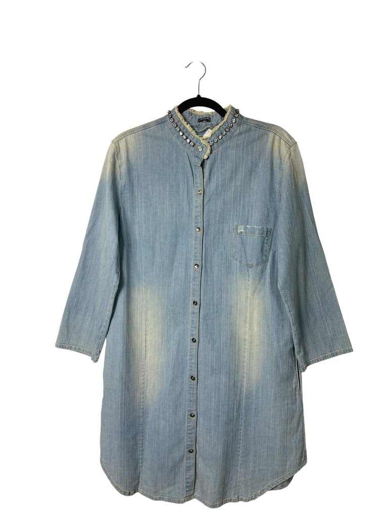 CALZEDONIA DENIM SHIRT DRESS