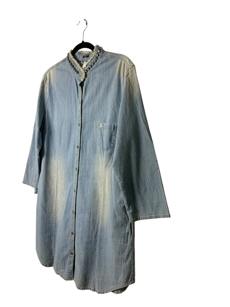 CALZEDONIA DENIM SHIRT DRESS