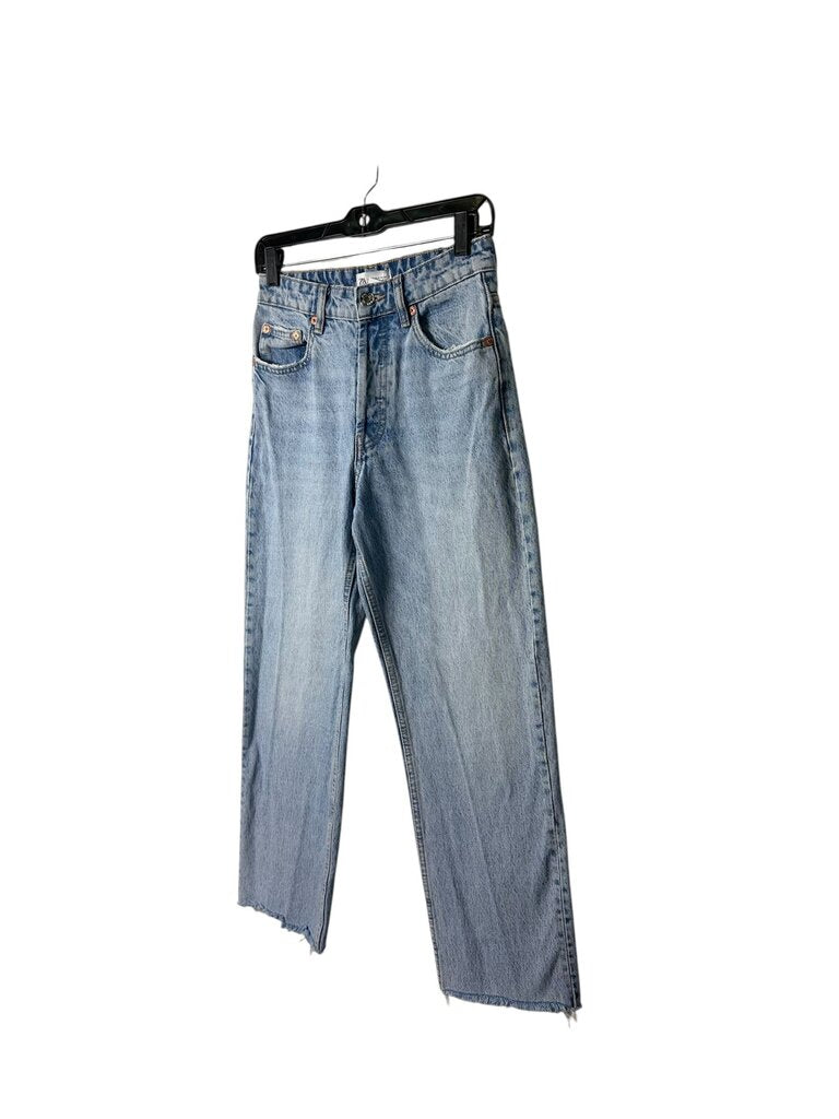 ZARA HIGH RISE JEANS