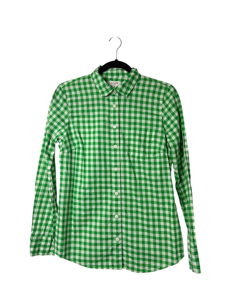 J.CREW GINGHAM BUTTON DOWN