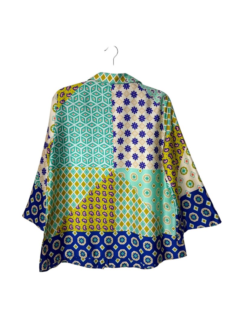 ZARA ABSTRACT PATTERN BUTTON DOWN