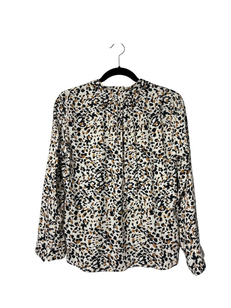 ZADIG & VOLTAIRE ANIMAL PRINT BLOUSE