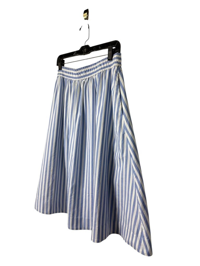 1901 STRIPED MIDI SKIRT