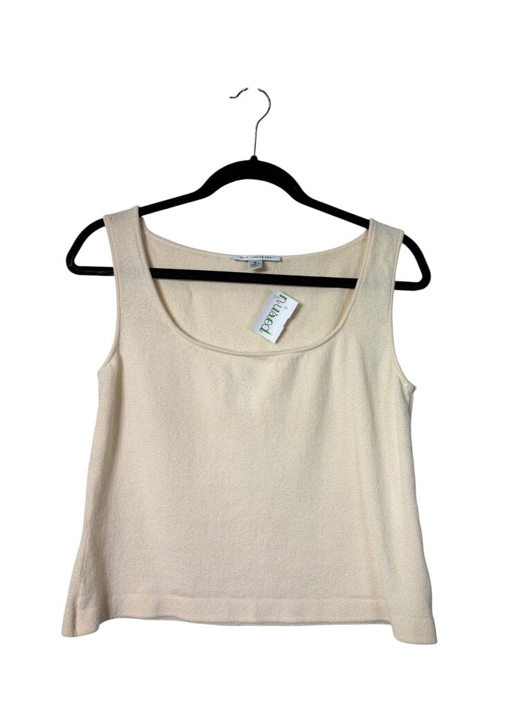 ST. JOHN SLEEVELESS KNIT TANK