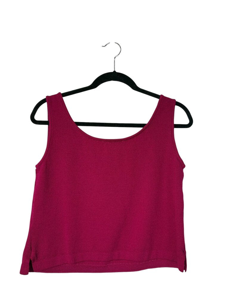 ST. JOHN SLEEVELESS KNIT TANK