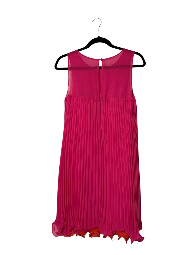 MAEVE CHIFFON PLEATED SHIFT DRESS