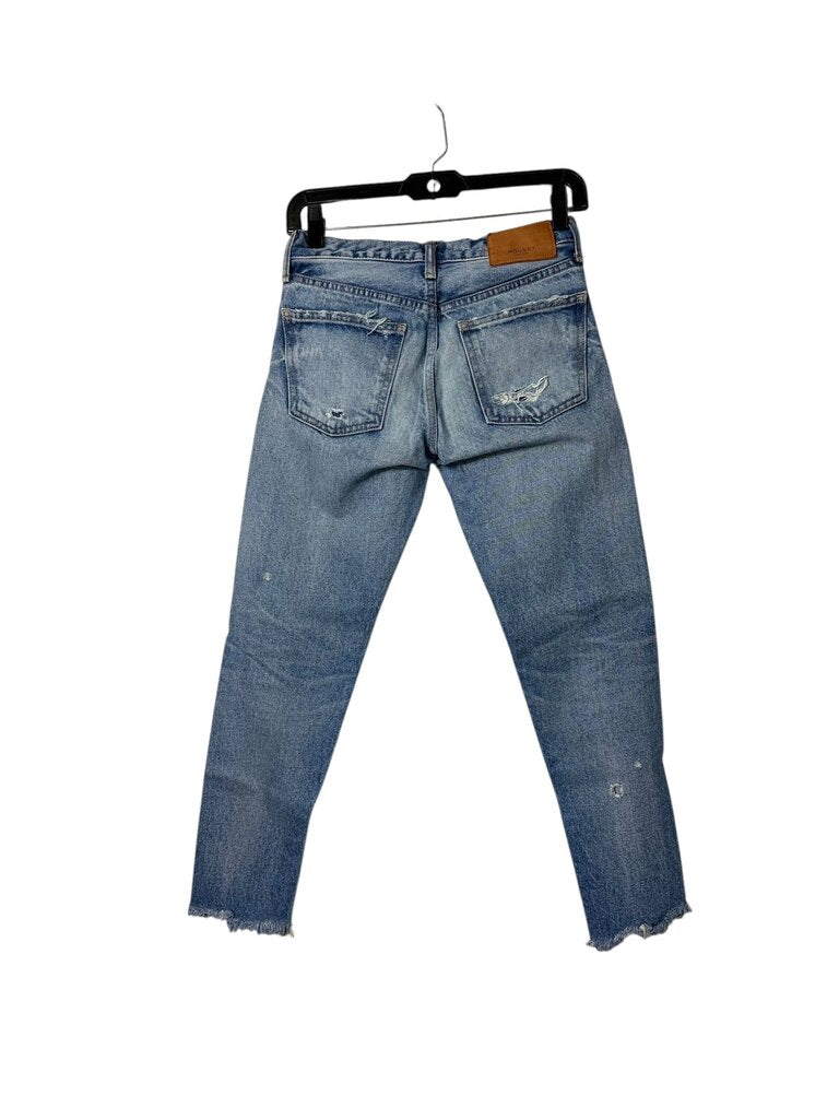 MOUSSY DISTRESSED SKINNY JEANS