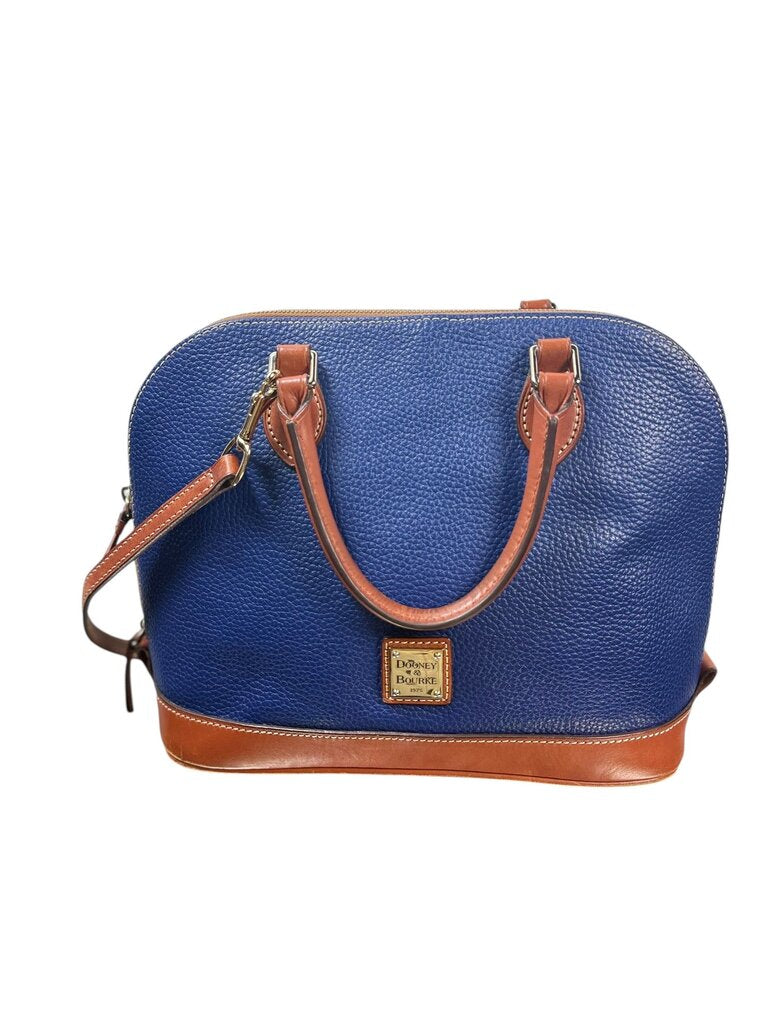 DOONEY & BURKE PEBBLE LEATHER SATCHEL