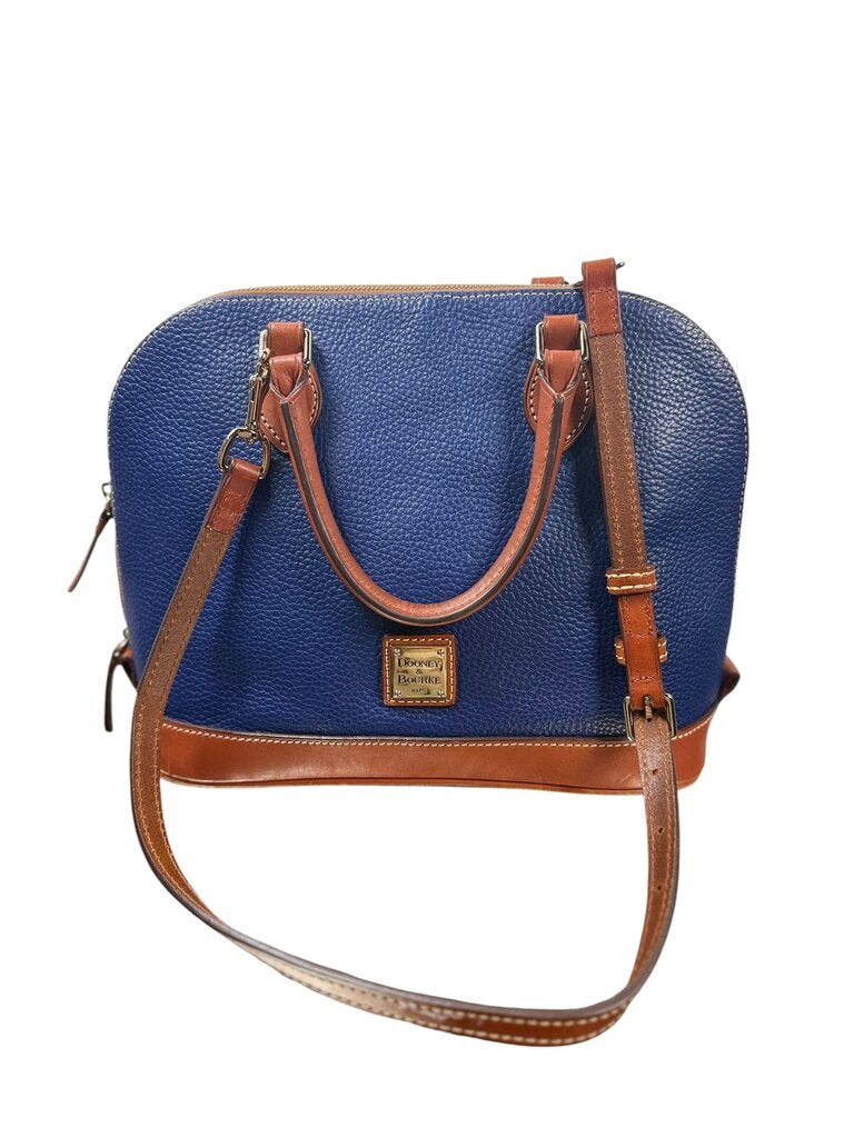 DOONEY & BURKE PEBBLE LEATHER SATCHEL
