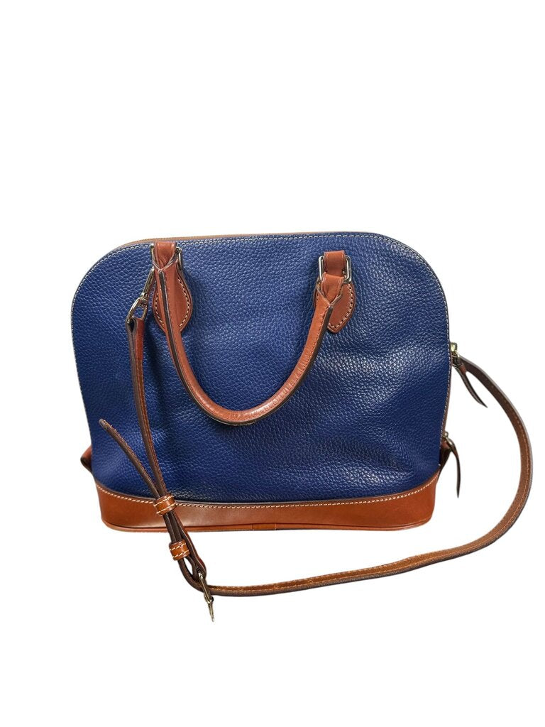 DOONEY & BURKE PEBBLE LEATHER SATCHEL