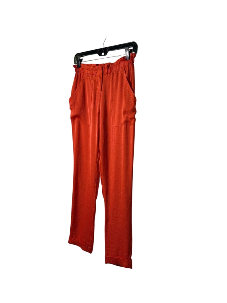 BCBGMAXAZRIA SATIN PAPERBAG PANTS