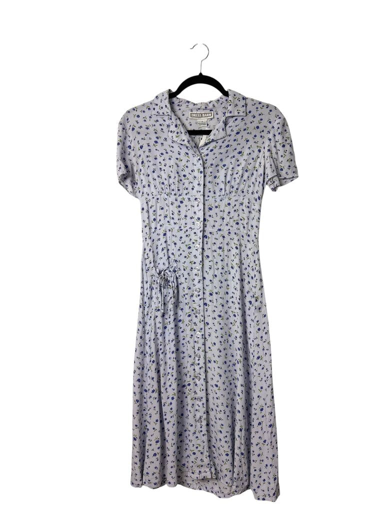 DRESSBARN FLORAL BUTTON DRESS