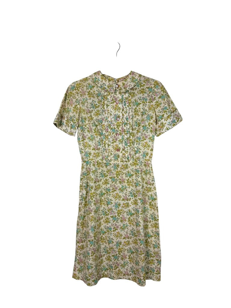 HANDMADE FLORAL SHEATH DRESS